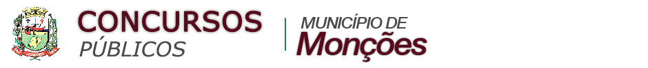 Portal da Transparência » Concursos Públicos - Prefeitura Municipal de Monções